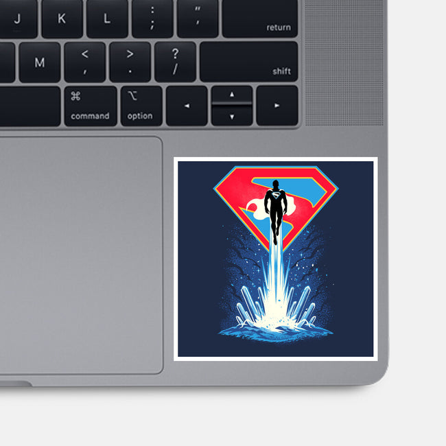 Man Of Tomorrow-None-Glossy-Sticker-sarudrawss