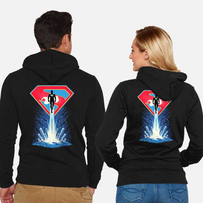 Man Of Tomorrow-Unisex-Zip-Up-Sweatshirt-sarudrawss