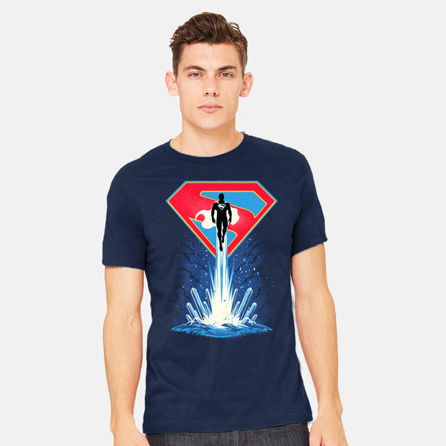 Man Of Tomorrow-Mens-Heavyweight-Tee-sarudrawss
