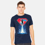Man Of Tomorrow-Mens-Heavyweight-Tee-sarudrawss