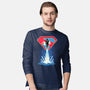 Man Of Tomorrow-Mens-Long Sleeved-Tee-sarudrawss