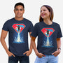 Man Of Tomorrow-Unisex-Basic-Tee-sarudrawss