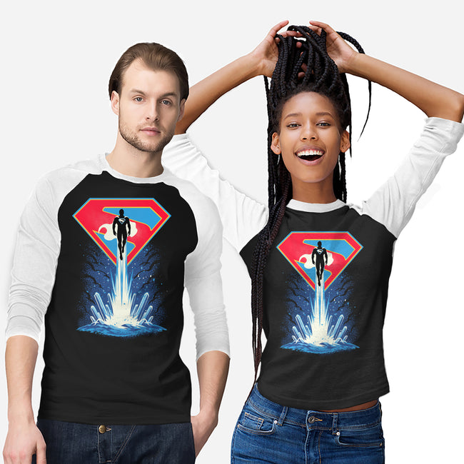 Man Of Tomorrow-Unisex-Baseball-Tee-sarudrawss