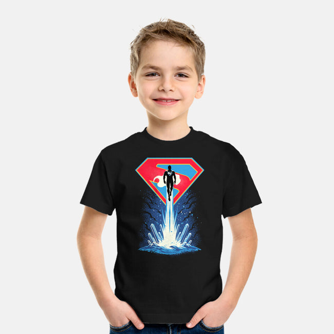 Man Of Tomorrow-Youth-Basic-Tee-sarudrawss