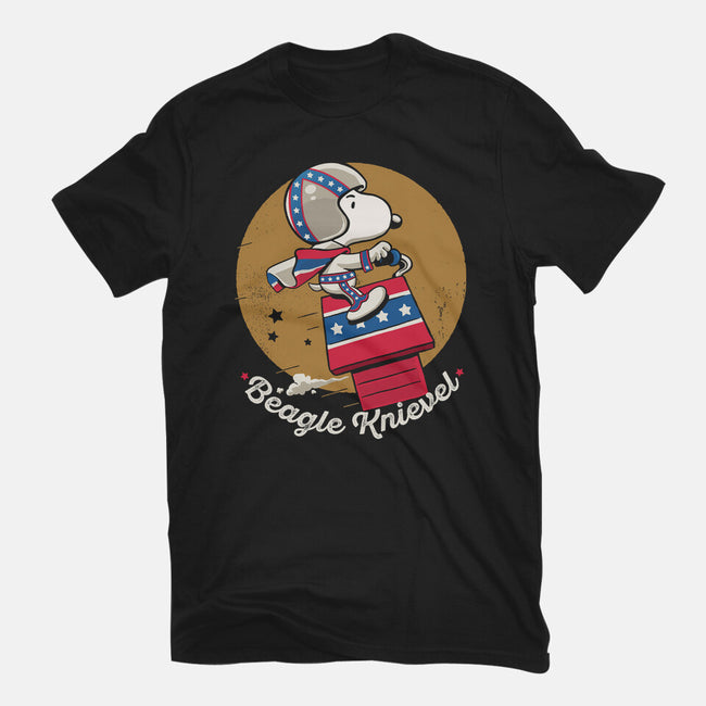 Beagle Knievel-Womens-Basic-Tee-Popnotic