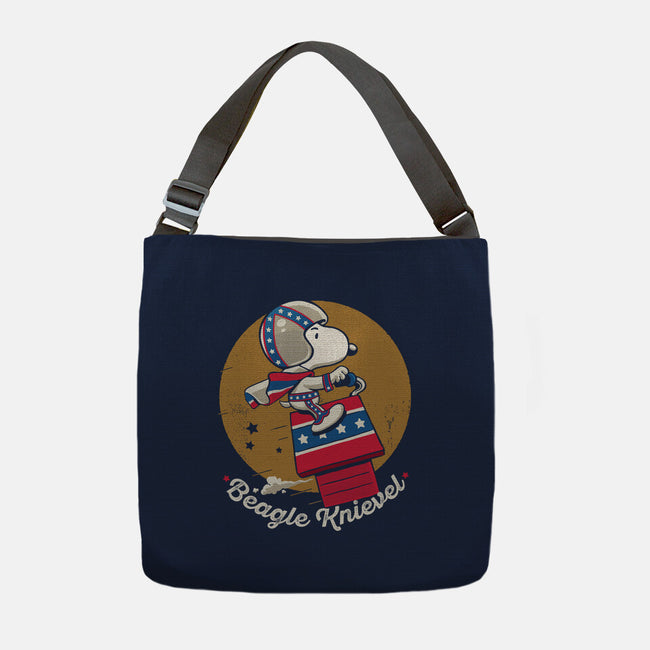 Beagle Knievel-None-Adjustable Tote-Bag-Popnotic