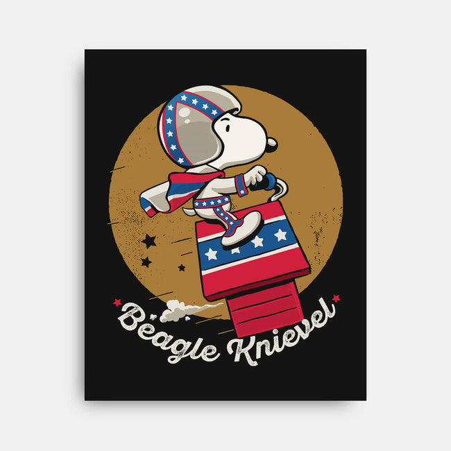 Beagle Knievel-None-Stretched-Canvas-Popnotic