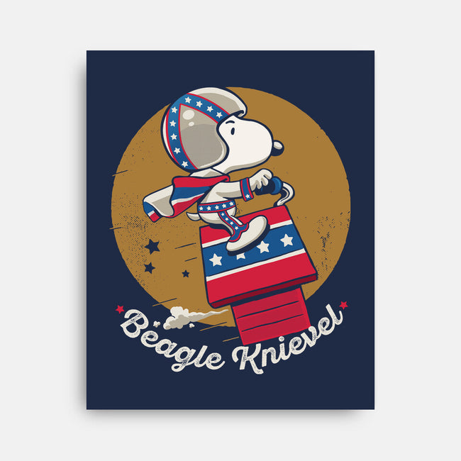Beagle Knievel-None-Stretched-Canvas-Popnotic