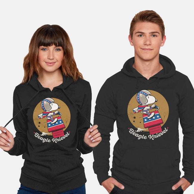 Beagle Knievel-Unisex-Pullover-Sweatshirt-Popnotic