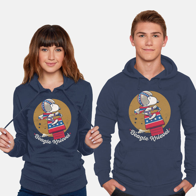 Beagle Knievel-Unisex-Pullover-Sweatshirt-Popnotic