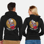 Beagle Knievel-Unisex-Zip-Up-Sweatshirt-Popnotic