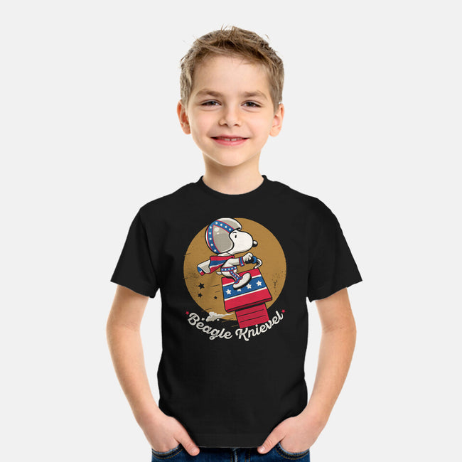 Beagle Knievel-Youth-Basic-Tee-Popnotic