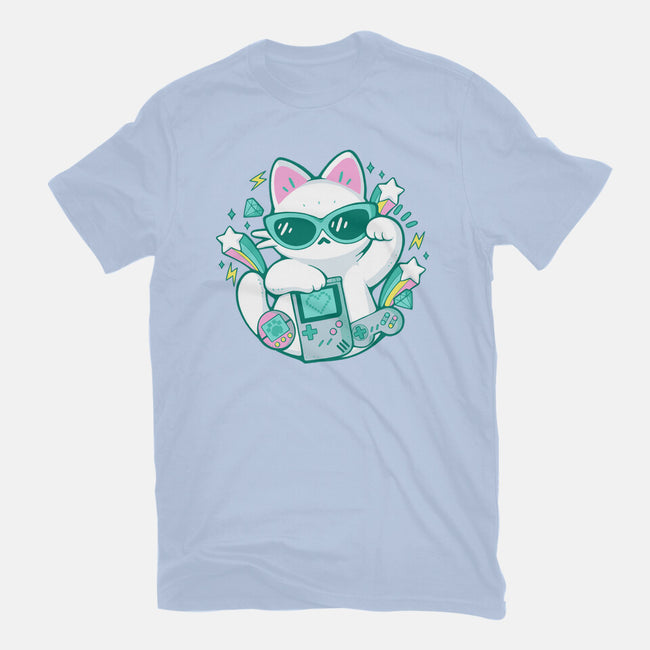 90s Cute Cat-Unisex-Basic-Tee-xMorfina