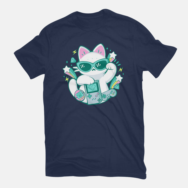 90s Cute Cat-Mens-Basic-Tee-xMorfina