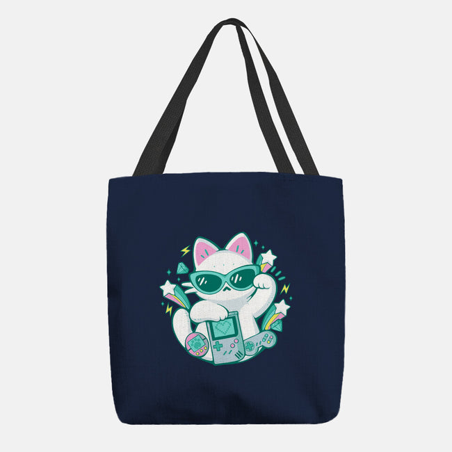 90s Cute Cat-None-Basic Tote-Bag-xMorfina