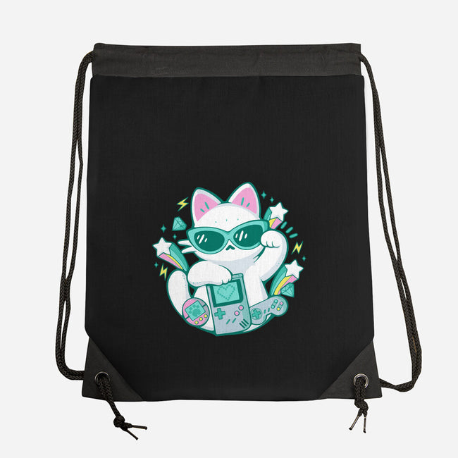 90s Cute Cat-None-Drawstring-Bag-xMorfina
