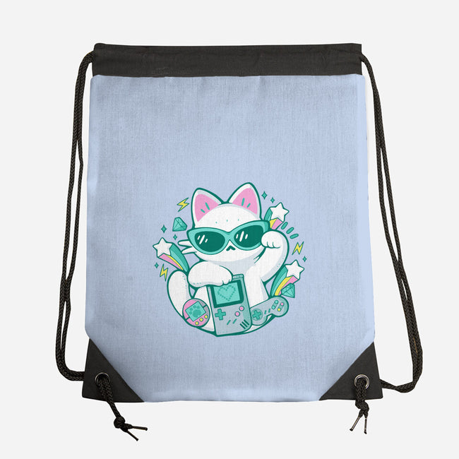 90s Cute Cat-None-Drawstring-Bag-xMorfina