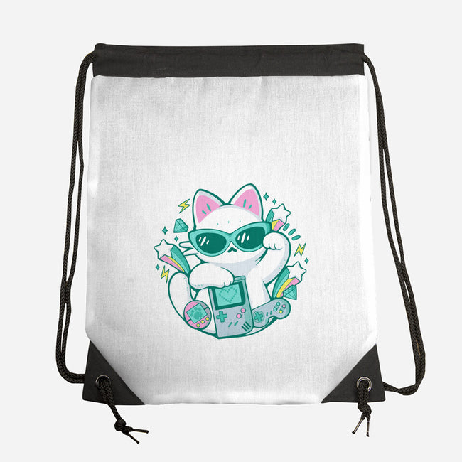 90s Cute Cat-None-Drawstring-Bag-xMorfina