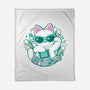 90s Cute Cat-None-Fleece-Blanket-xMorfina