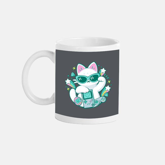 90s Cute Cat-None-Mug-Drinkware-xMorfina
