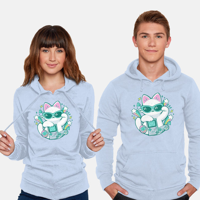 90s Cute Cat-Unisex-Pullover-Sweatshirt-xMorfina