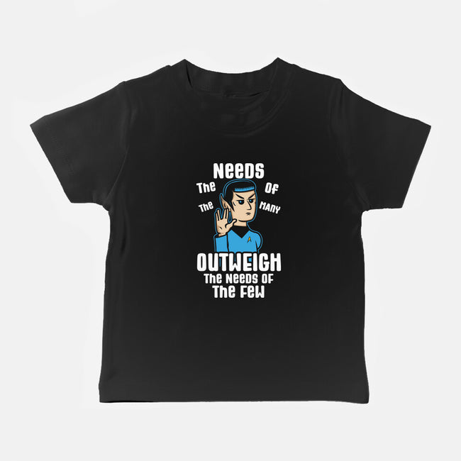 Needs Of The Many-Baby-Basic-Tee-piercek26