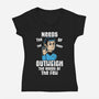 Needs Of The Many-Womens-V-Neck-Tee-piercek26