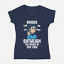 Needs Of The Many-Womens-V-Neck-Tee-piercek26