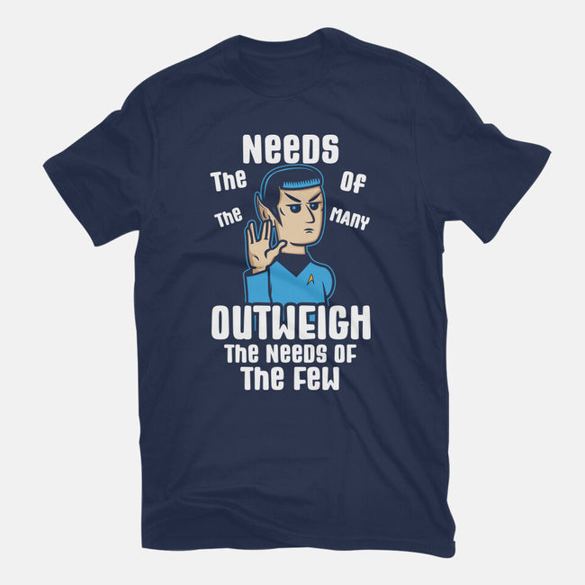 Needs Of The Many-Womens-Fitted-Tee-piercek26