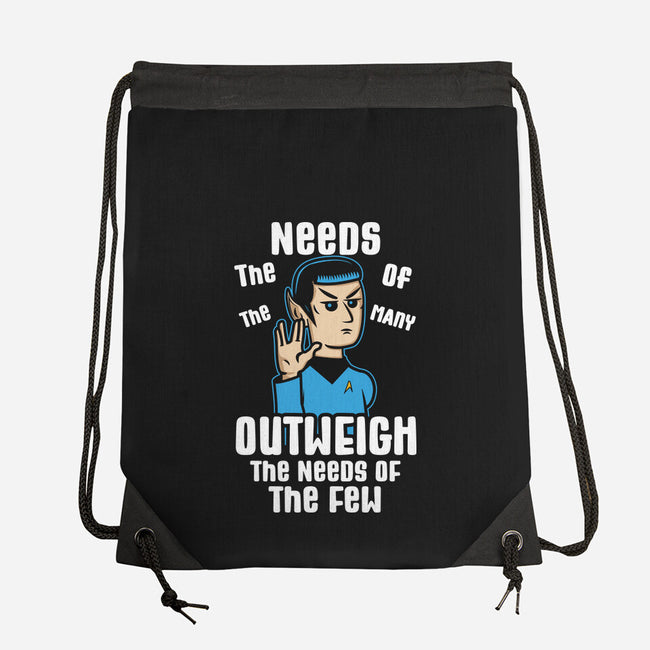 Needs Of The Many-None-Drawstring-Bag-piercek26