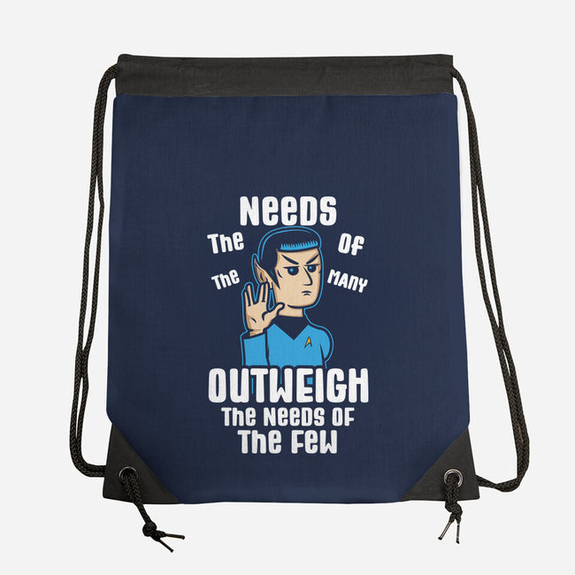 Needs Of The Many-None-Drawstring-Bag-piercek26