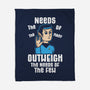 Needs Of The Many-None-Fleece-Blanket-piercek26