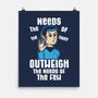 Needs Of The Many-None-Matte-Poster-piercek26
