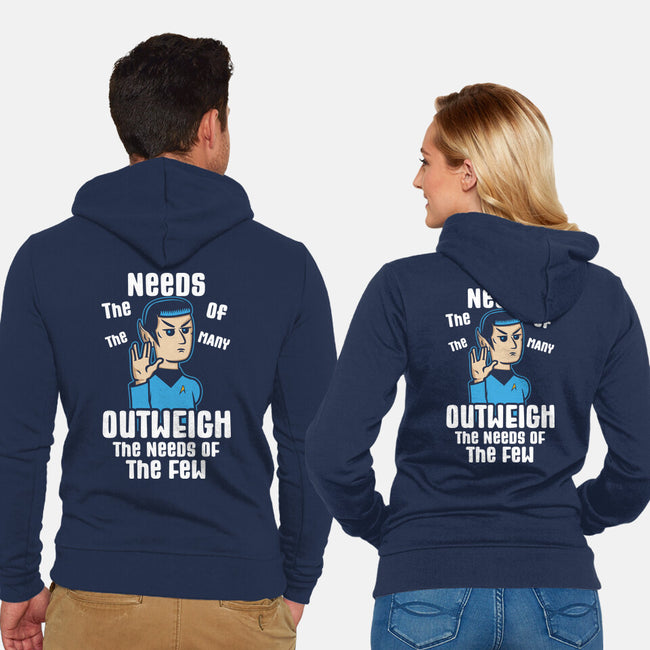 Needs Of The Many-Unisex-Zip-Up-Sweatshirt-piercek26