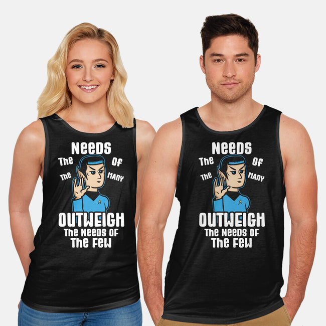 Needs Of The Many-Unisex-Basic-Tank-piercek26