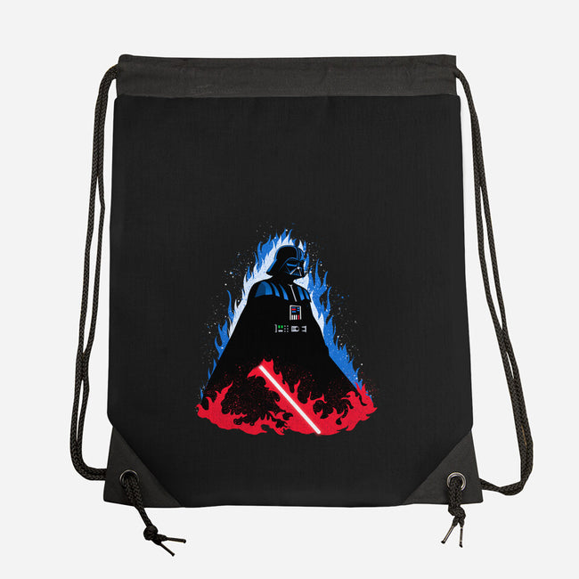 Vader Ascends-None-Drawstring-Bag-MaxoArt