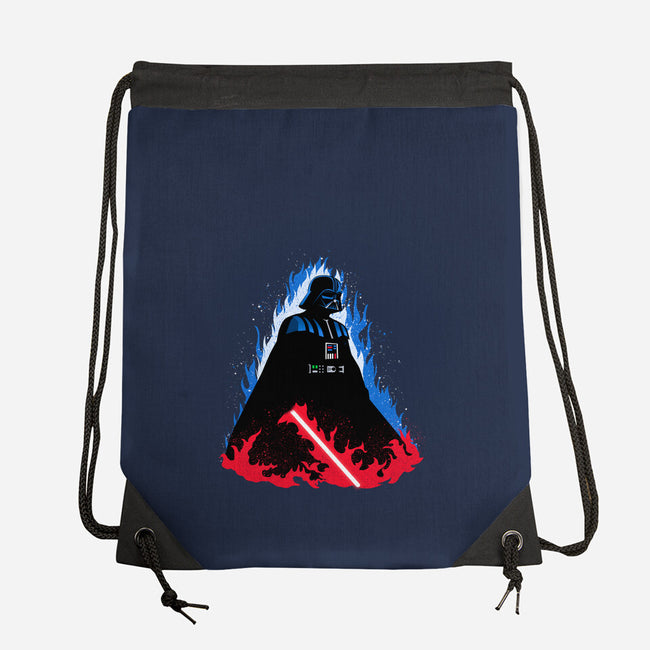Vader Ascends-None-Drawstring-Bag-MaxoArt