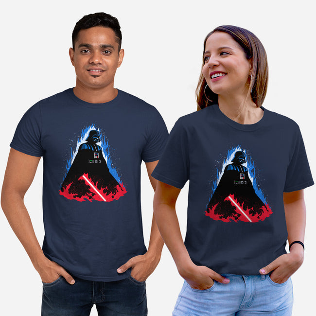 Vader Ascends-Unisex-Basic-Tee-MaxoArt
