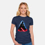 Vader Ascends-Womens-Fitted-Tee-MaxoArt