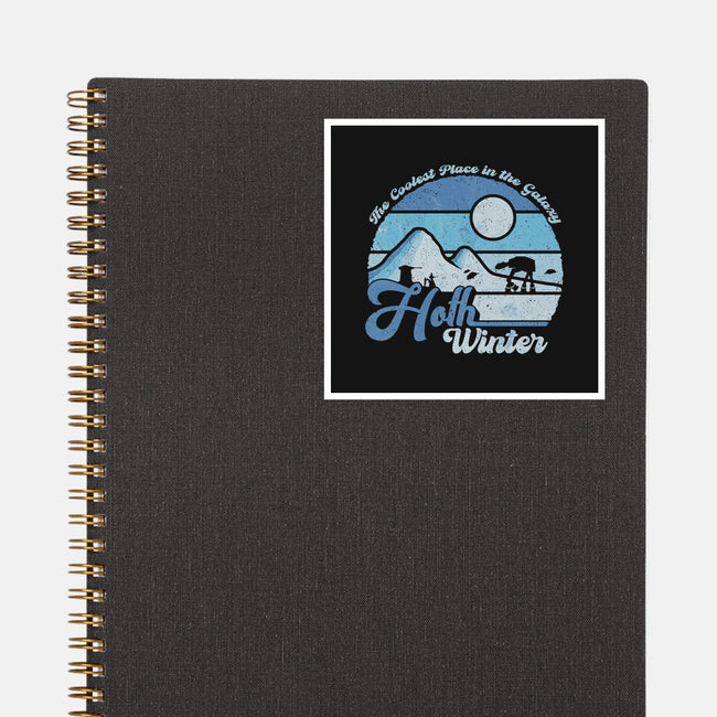 Hoth Winter-None-Glossy-Sticker-NMdesign