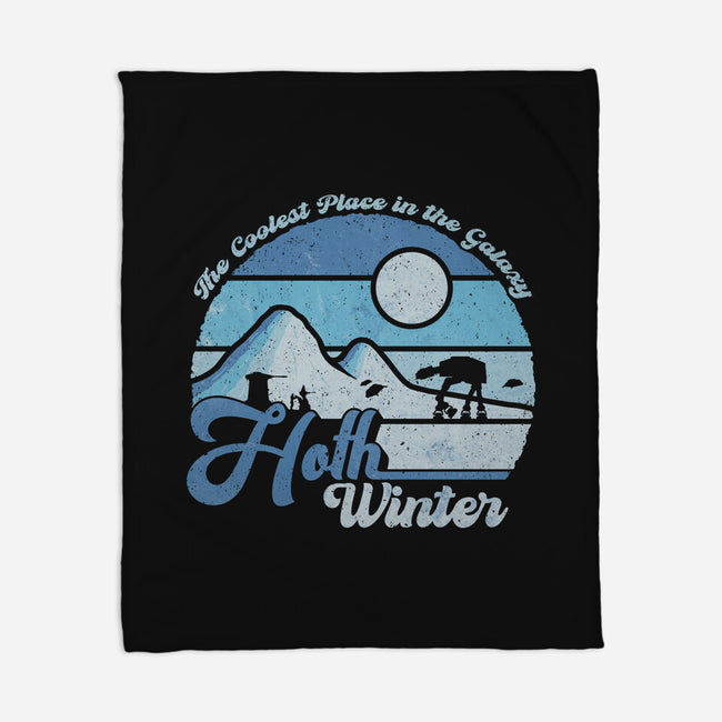 Hoth Winter-None-Fleece-Blanket-NMdesign