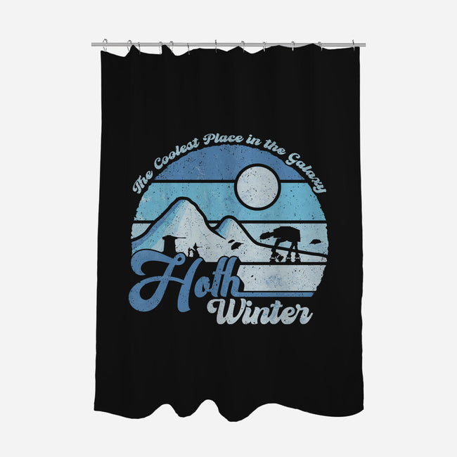 Hoth Winter-None-Polyester-Shower Curtain-NMdesign
