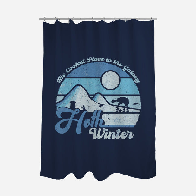 Hoth Winter-None-Polyester-Shower Curtain-NMdesign