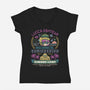 Lucca Ashtear Summer Camp-Womens-V-Neck-Tee-LAGELANTEE