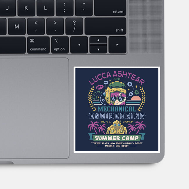 Lucca Ashtear Summer Camp-None-Glossy-Sticker-LAGELANTEE