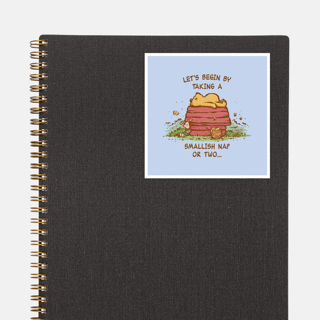 A Smallish Nap Or Two-None-Glossy-Sticker-kg07