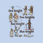 Red Knight Blue Knight-Womens-Fitted-Tee-kg07