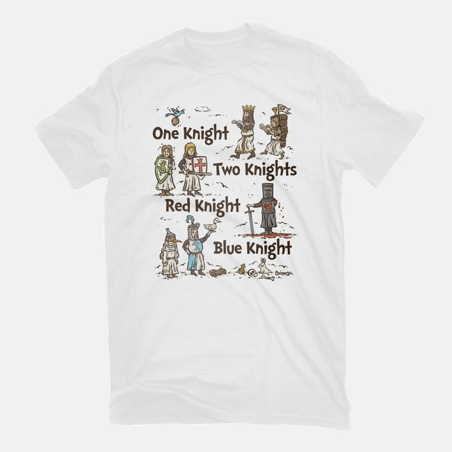Red Knight Blue Knight-Unisex-Basic-Tee-kg07