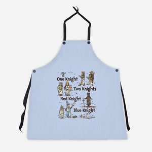Red Knight Blue Knight-Unisex-Kitchen-Apron-kg07