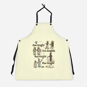Red Knight Blue Knight-Unisex-Kitchen-Apron-kg07